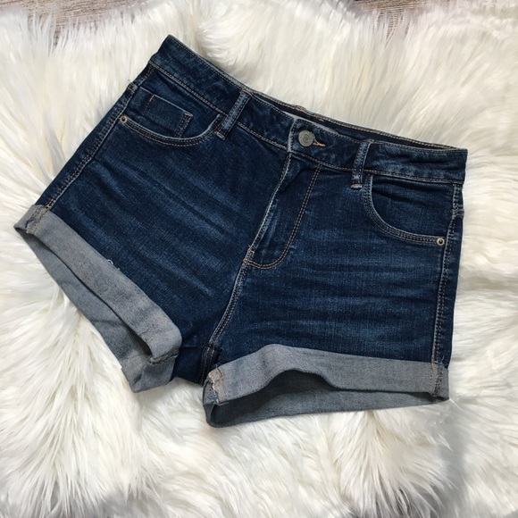 Zara Pants - Zara Cuffed Denim Shorts
